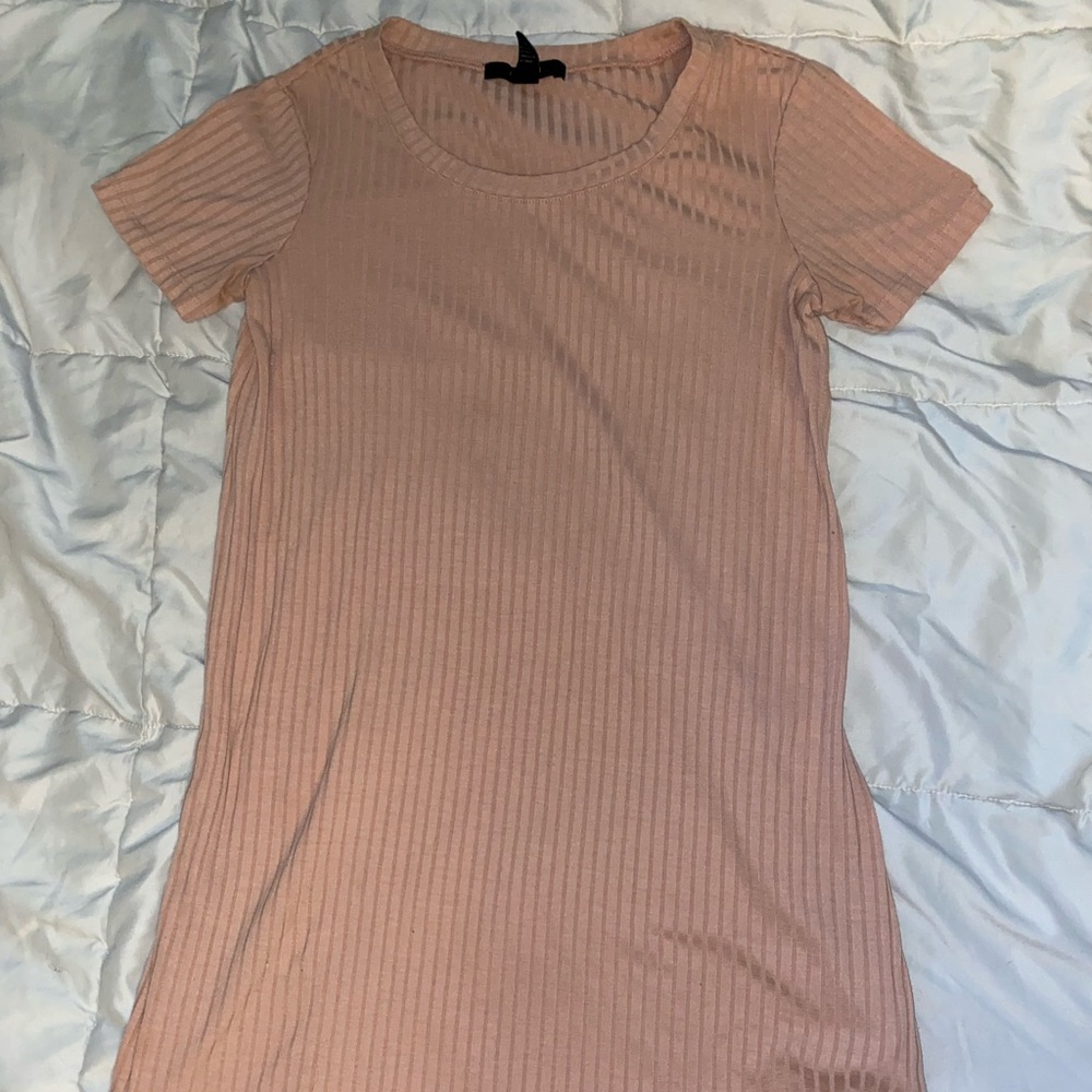 PINK TSHIRT DRESS